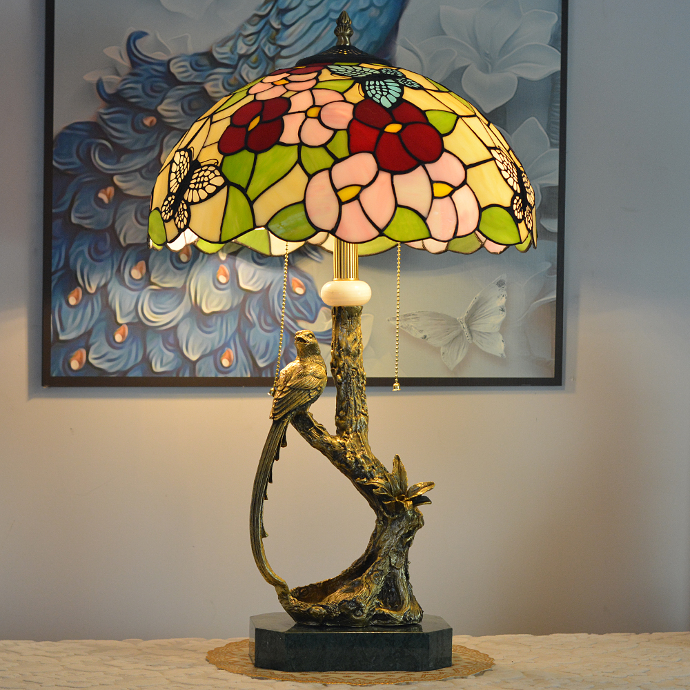 Long tailed bird table lamp 13