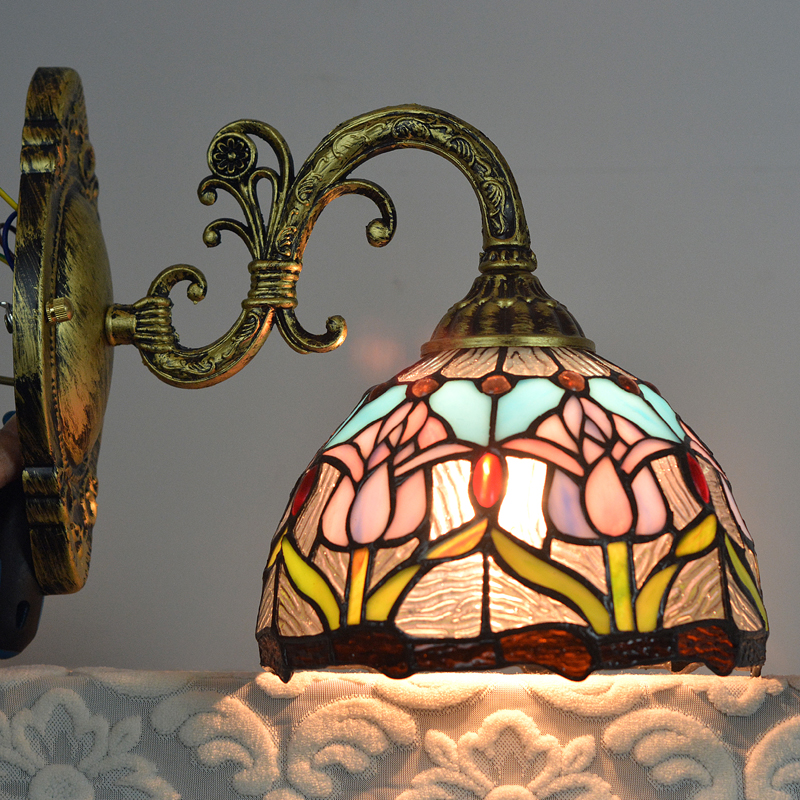 Tulip Tiffany Wall lamp W08855