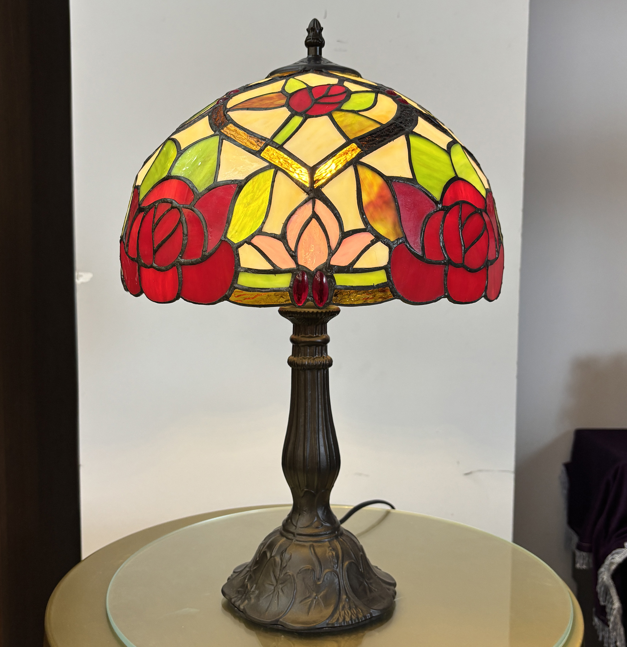Rose Tiffany Table lamp G12112
