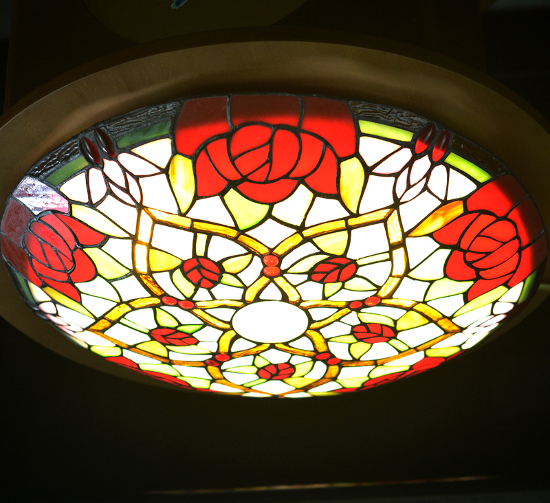 Rose Tiffany Ceiling lamp GSC1