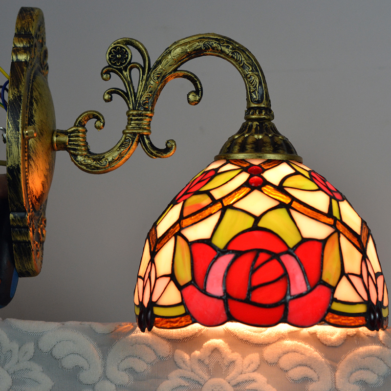 Rose Tiffany Wall lamp W081129