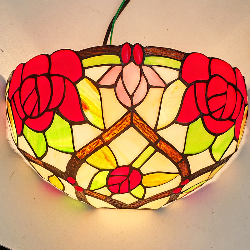 Rose Tiffany Wall lamp W121129